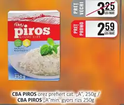 CBA CBA PIROS orez prefiert cat.,,A" Ofertă