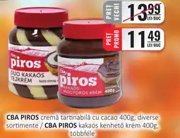 CBA CBA PIROS cremă tartinabilă cu cacao Ofertă