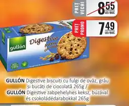 CBA GULLÓN Digestive biscuiți cu fulgi de ovăz, grâu şi bucăți de ciocolată Ofertă