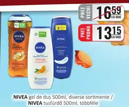 CBA NIVEA gel de duş Ofertă