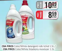 CBA CBA PIROS Color/White detergent rufe lichid Ofertă