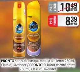 CBA PRONTO spray de curățat mobila din lemn, Classic, Lavender Ofertă