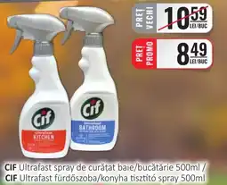 CBA CIF Ultrafast spray de curățat baie/bucătărie Ofertă