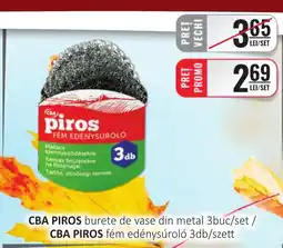 CBA CBA PIROS burete de vase din metal Ofertă