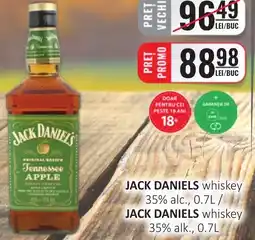 CBA JACK DANIELS whiskey 35% alc. Ofertă