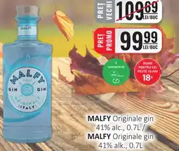 CBA MALFY Originale gin 41% alc. Ofertă