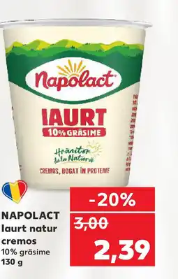 Kaufland NAPOLACT laurt natur cremos Ofertă