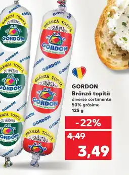 Kaufland GORDON Brânză topită Ofertă