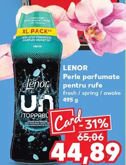 Kaufland LENOR Perle parfumate pentru rufe Ofertă