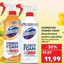 Kaufland DOMESTOS POWER FOAM Dezinfectant pentru suprafeţe Ofertă