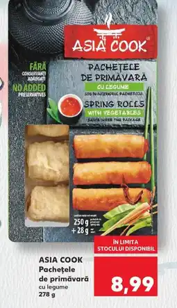 Kaufland ASIA COOK Pachetele de primăvară cu legume Ofertă