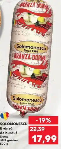 Kaufland SOLOMONESCU Brânză de burduf Ofertă