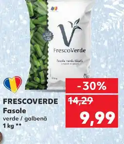 Kaufland FRESCOVERDE Fasole verde / galbenă Ofertă