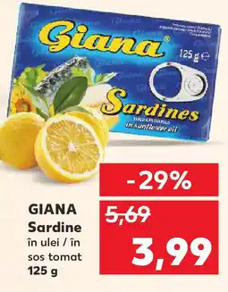Kaufland GIANA Sardine Ofertă