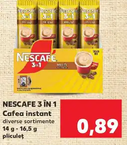 Kaufland NESCAFE 3 IN 1 Cafea instant Ofertă