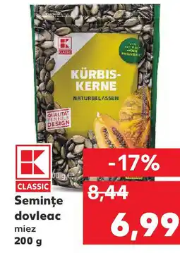 Kaufland Seminţe dovleac miez Ofertă