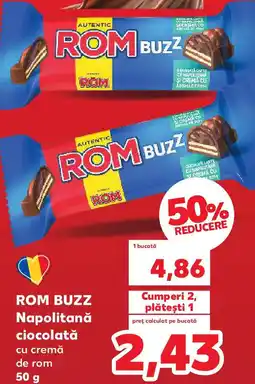 Kaufland ROM BUZZ Napolitană ciocolată Ofertă