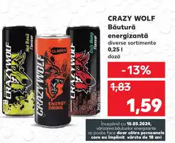 Kaufland CRAZY WOLF Băutură energizantă Ofertă