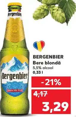 Kaufland BERGENBIER Bere blondă Ofertă