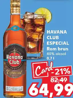 Kaufland HAVANA CLUB ESPECIAL Rom brun Ofertă