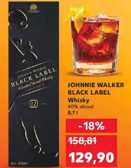 Kaufland JOHNNIE WALKER BLACK LABEL Whisky Ofertă