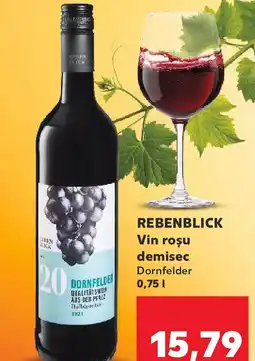 Kaufland REBENBLICK Vin rosu demisec Ofertă