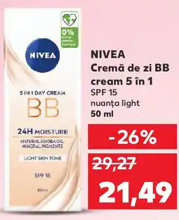 Kaufland NIVEA Cremă de zi BB cream 5 în 1 Ofertă