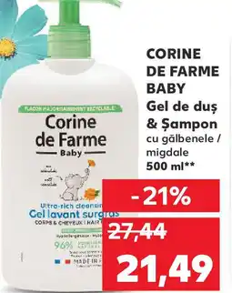 Kaufland CORINE DE FARME BABY Gel de duş & Șampon Ofertă