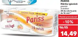 Kaufland PARISS Hârtie igienică Ofertă
