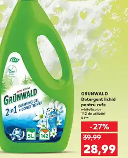 Kaufland GRUNWALD Detergent lichid pentru rufe Ofertă