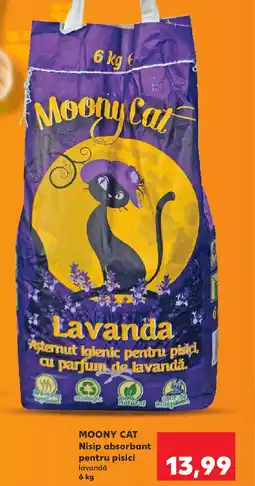 Kaufland MOONY CAT Nisip absorbant pentru pisici lavandă Ofertă