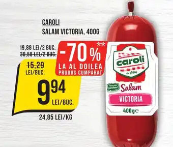 Mega Image CAROLI Salam victoria Ofertă