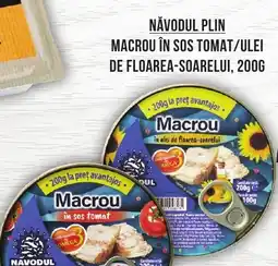 Mega Image Năvodul plin macrou în sos tomat/ulei de floarea-soarelui Ofertă