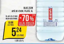 Mega Image BLUE ZIZIN Apă de izvor, plată Ofertă