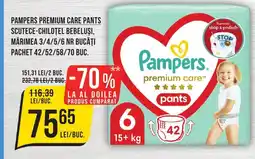 Mega Image Pampers premium care pants scutece-chilotel bebeluși Ofertă