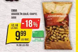 Mega Image EMMA Arahide în coajă, coapte Ofertă