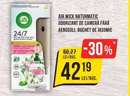 Mega Image Air wick naturmatic odorizant de cameră fără aerosoli, buchet de iasomie Ofertă