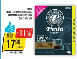 Mega Image PERLA Cafea espresso, 06 classic/ ristretto/08 dark/lungo dark Ofertă