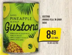 Mega Image Gustona ananas felii, în sirop Ofertă