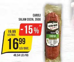 Mega Image Caroli salam cozia Ofertă