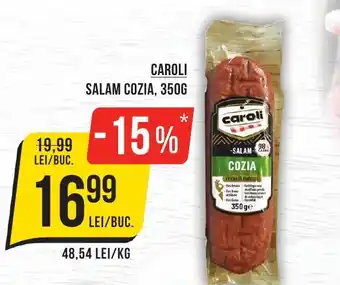 Mega Image Caroli salam cozia Ofertă