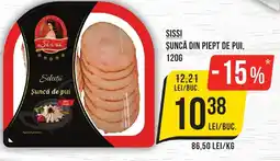 Mega Image SISSI Şuncă din piept de pui Ofertă