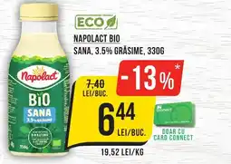 Mega Image Napolact bio sana, 3.5% grasime Ofertă