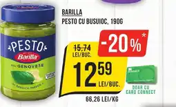 Mega Image BARILLA Pesto cu busuioc Ofertă