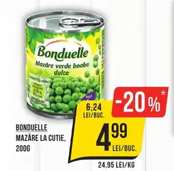Mega Image Bonduelle mazăre la cutie Ofertă