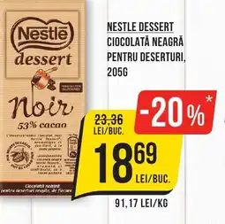 Mega Image Nestle dessert ciocolată neagră pentru deserturi Ofertă