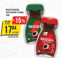Mega Image Nescafe brasero cafea instant/strong Ofertă