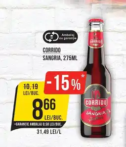 Mega Image CORRIDO Sangria Ofertă