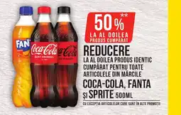 Mega Image COCA-COLA, FANTA Si SPRITE Ofertă