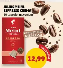 Penny Julius Meinl espresso crema Ofertă